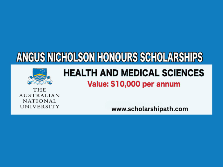How to Apply for  The Angus Nicholson Honors Scholarship in Science